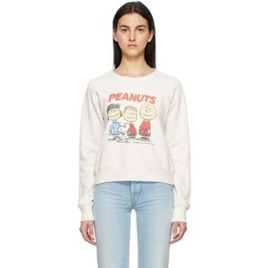 Re/Done Off-White Peanuts Edition Classic Raglan Sweatshirt